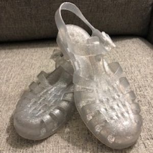 CLASSIC JELLIES // CLEAR GLITTER // SZ 7